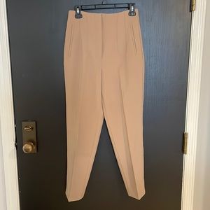 BRAND NEW WITH TAGS - Zara high waited trousers khaki Size Medium